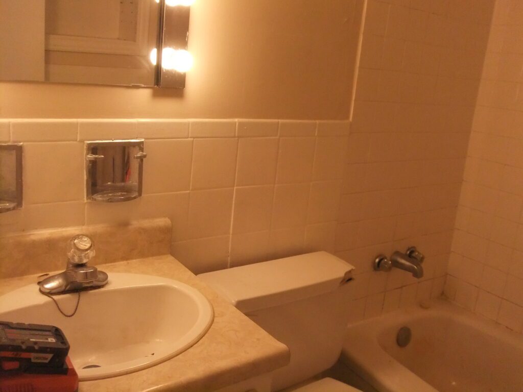 Before Bathroom Renovation Photo