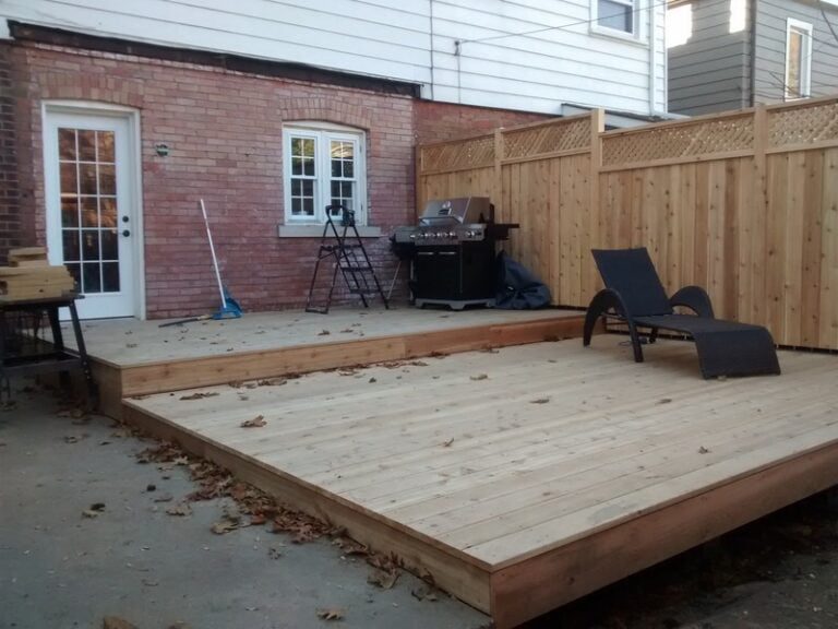 Multi-Tier Deck and Fence
