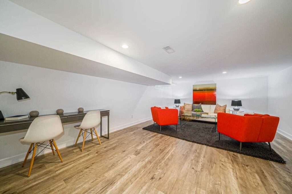 'After' Basement Renovation