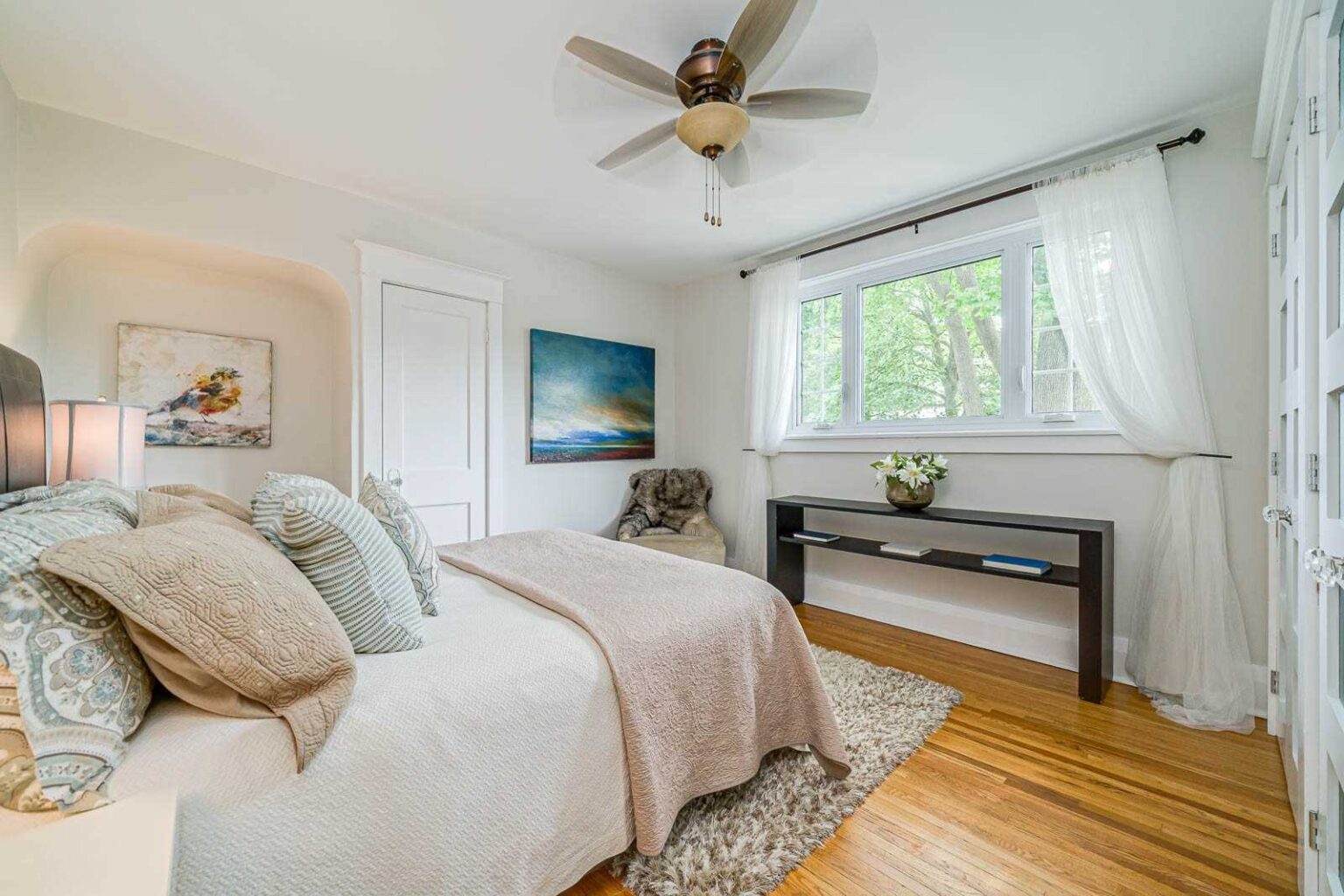 'After' bedroom renovation