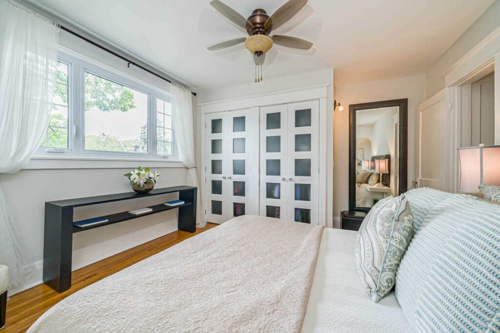 'After' bedroom renovation