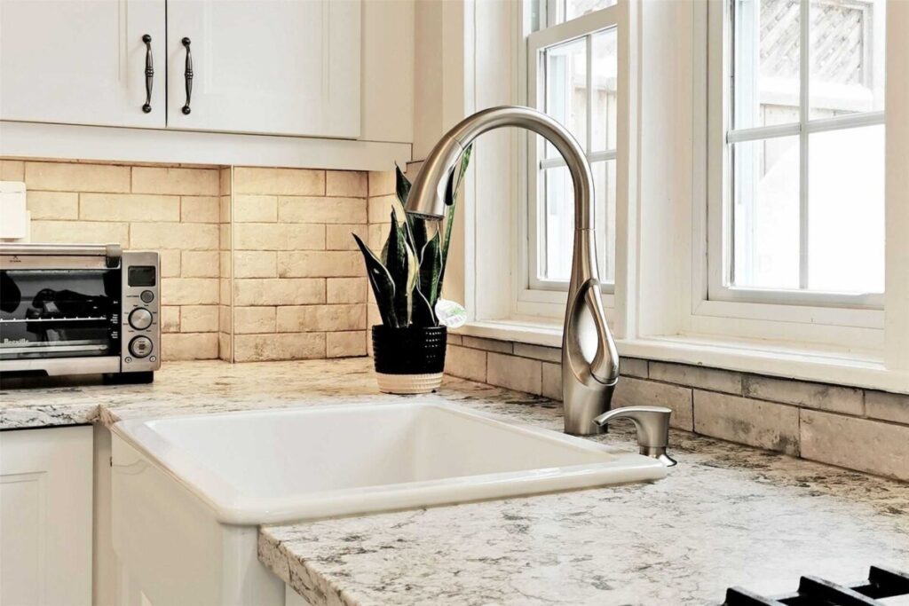 Renovation detail - Kitchen Sink Faucet